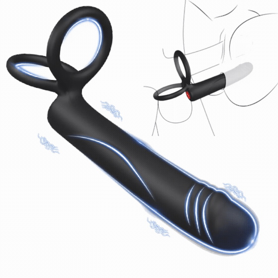 Delight Heating Anal Vibrator Cock Ring