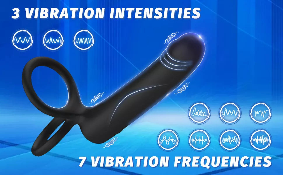 Delight Heating Anal Vibrator Cock Ring